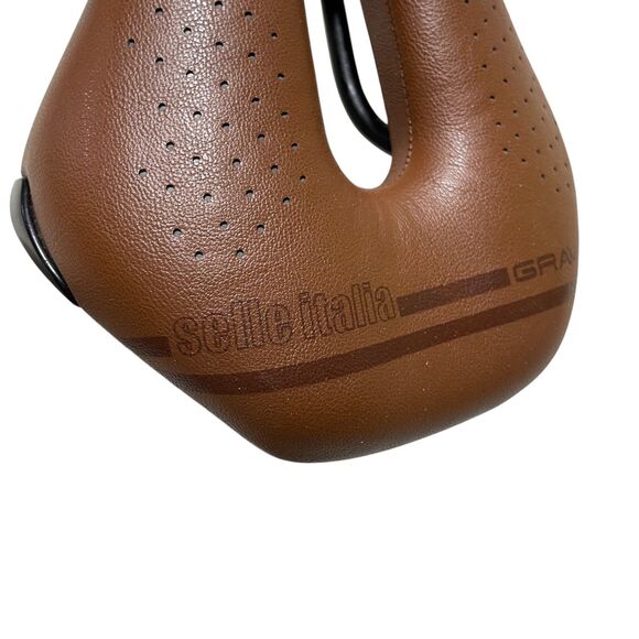 SelliItalia idmatch Boost Gravel Bike Seat Brown - Picture 3 of 6
